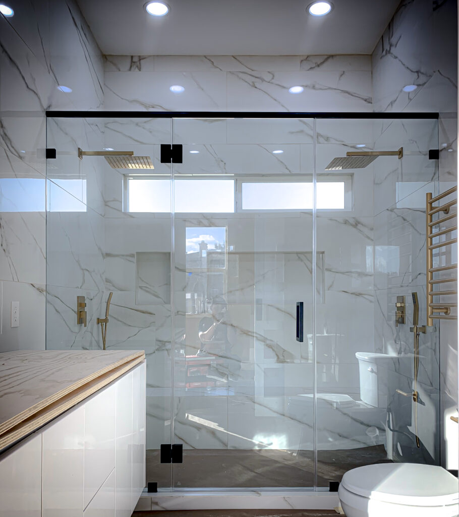 Hinged Frameless Shower Doors