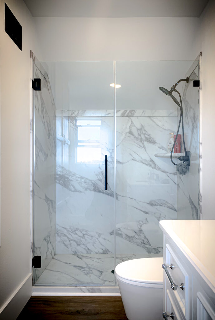 Hinged Frameless Shower Doors