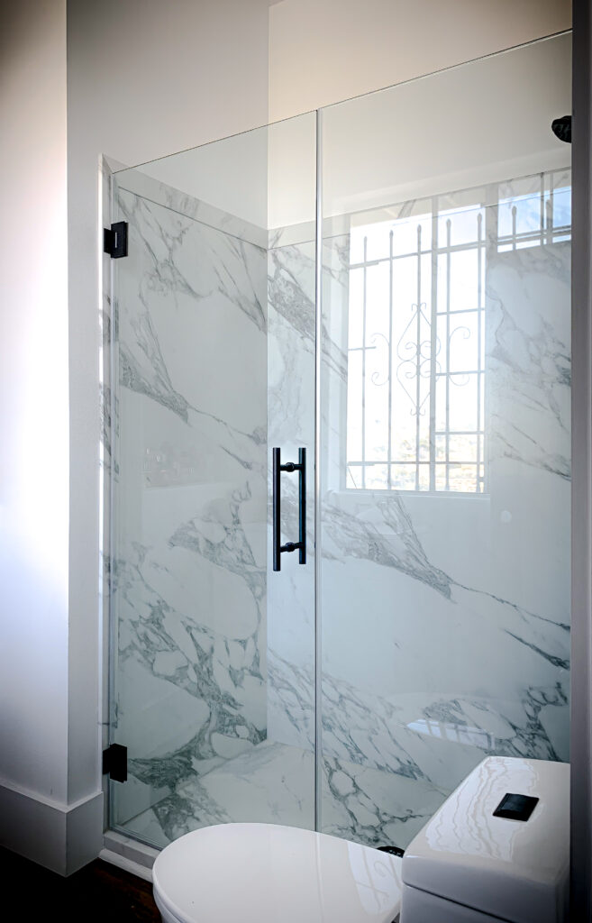 Hinged Frameless Shower Doors