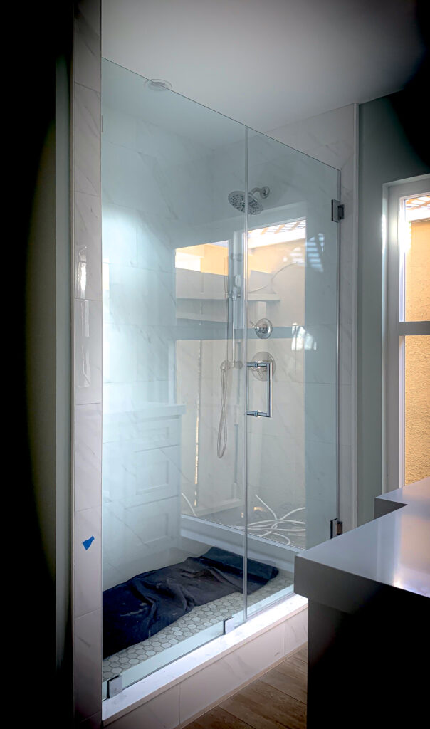 Hinged Frameless Shower Doors