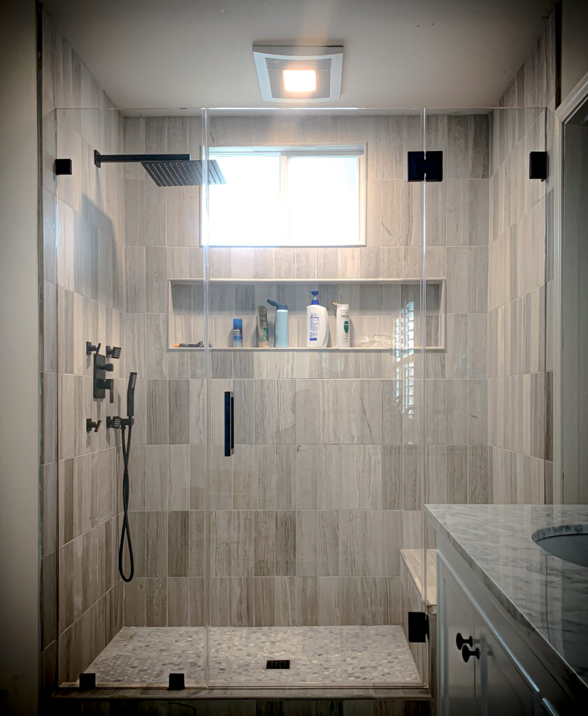 Hinged Frameless Shower Doors