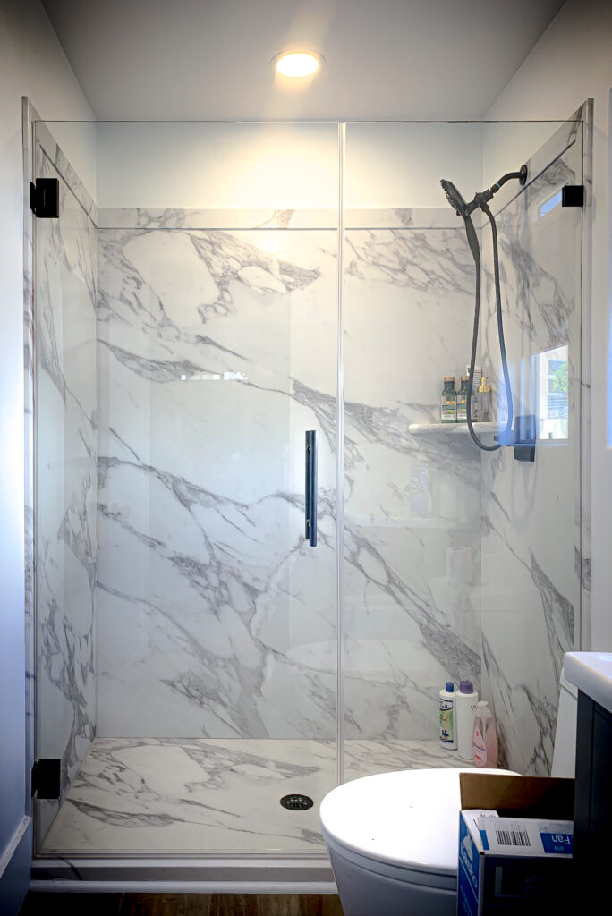 Hinged Frameless Shower Doors