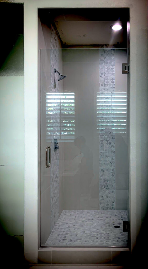 Hinged Frameless Shower Doors