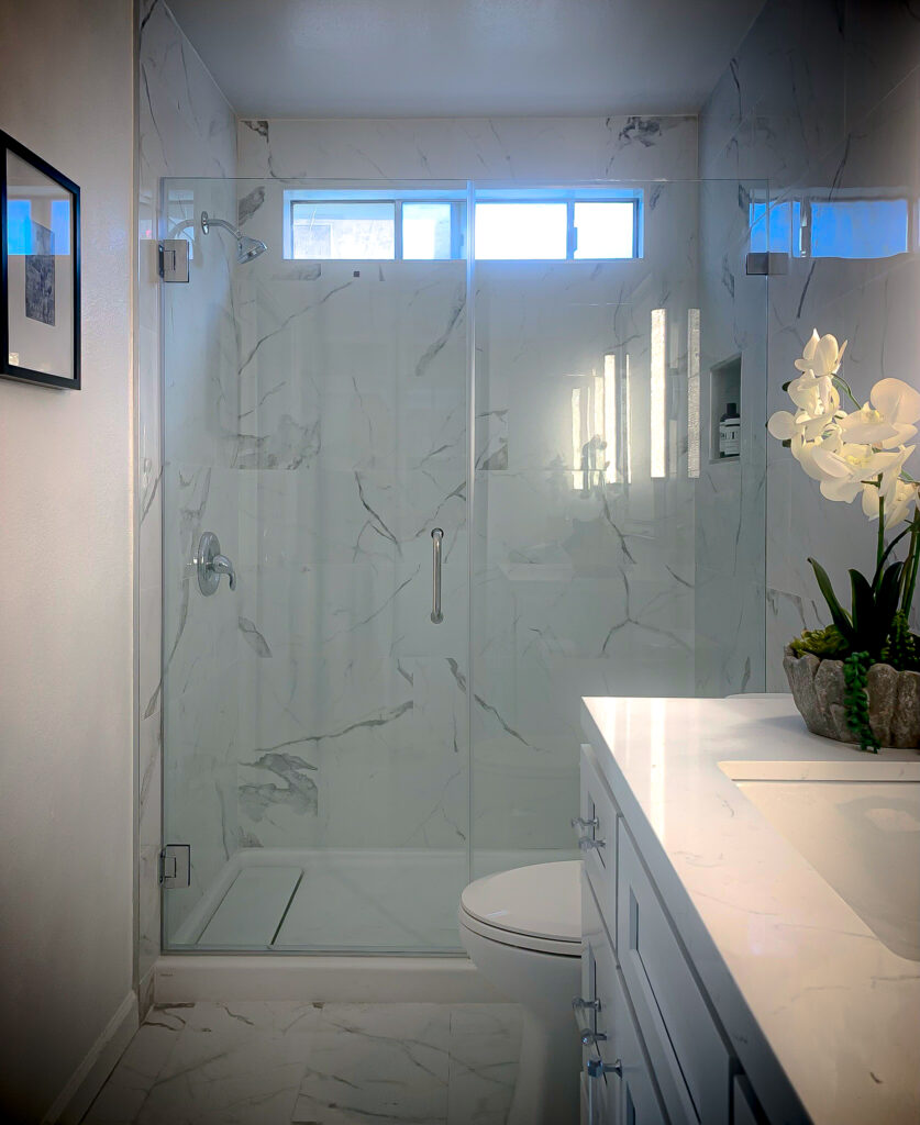 Hinged Frameless Shower Doors