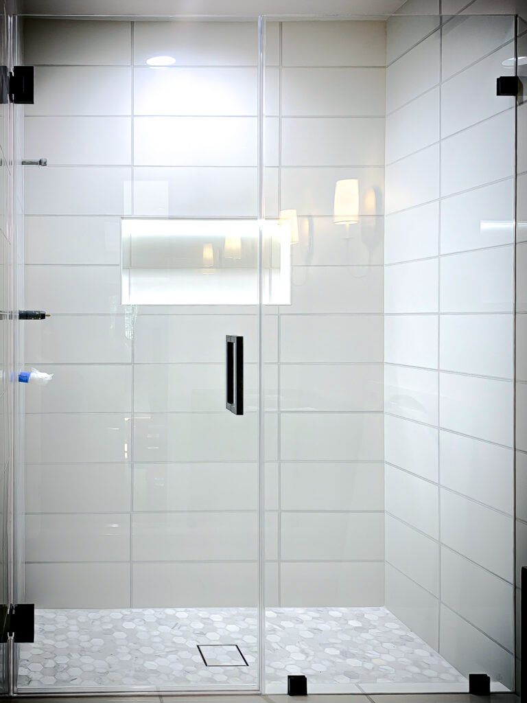 Hinged Frameless Shower Doors