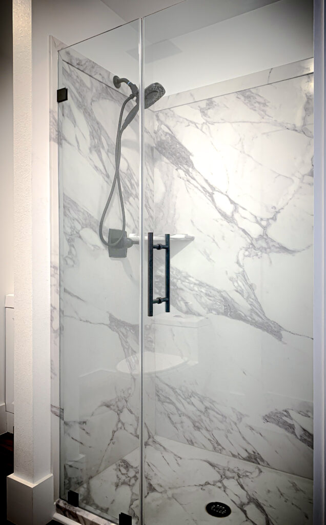 Hinged Frameless Shower Doors