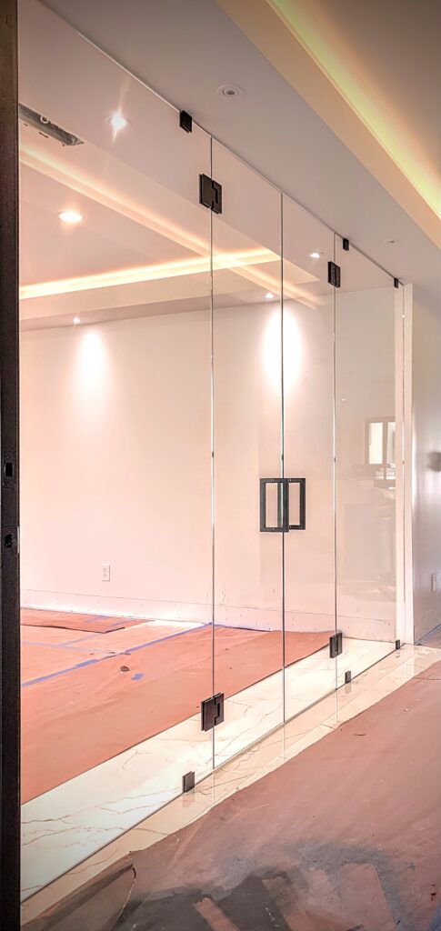 Hinged Frameless Shower Doors