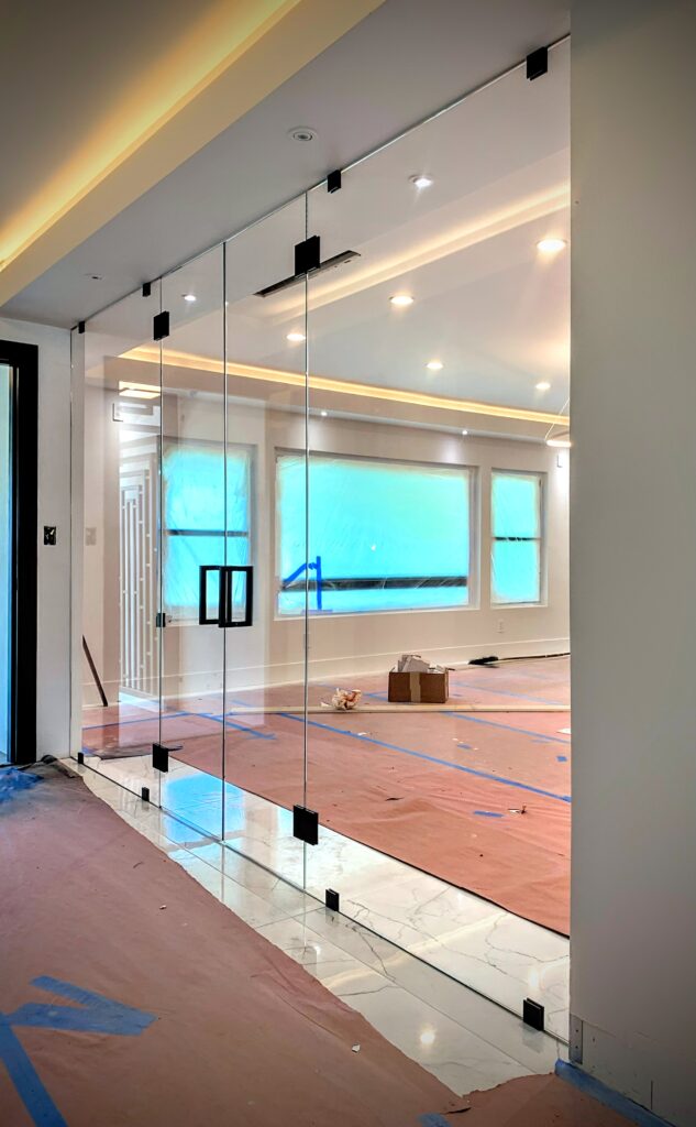 Hinged Frameless Shower Doors