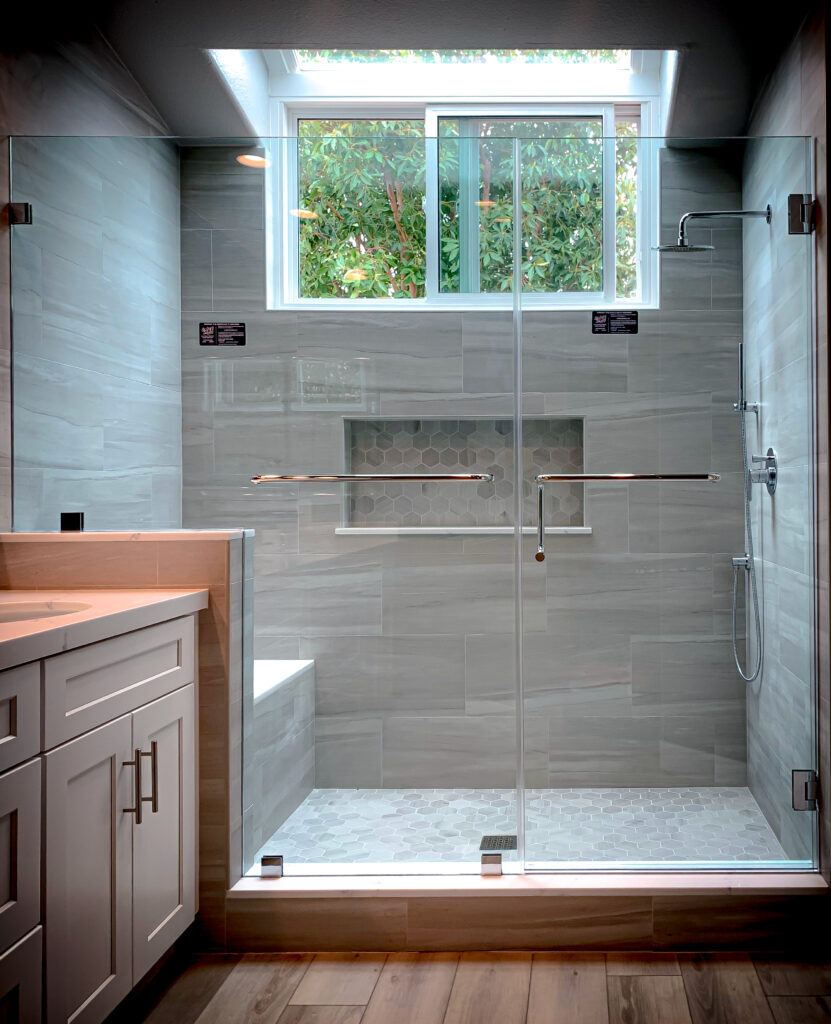 Hinged Frameless Shower Doors