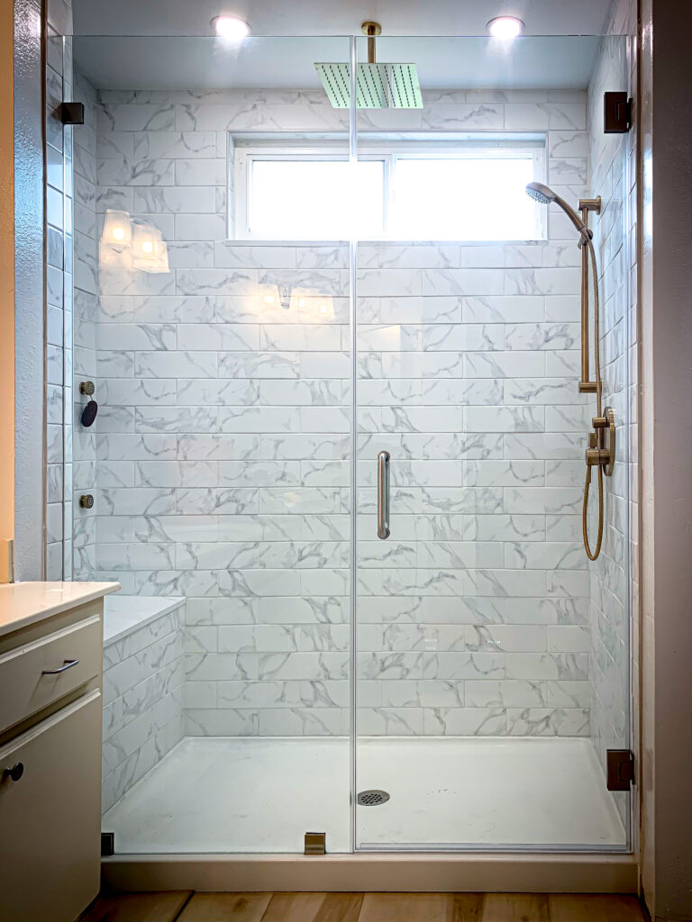 Hinged Frameless Shower Doors