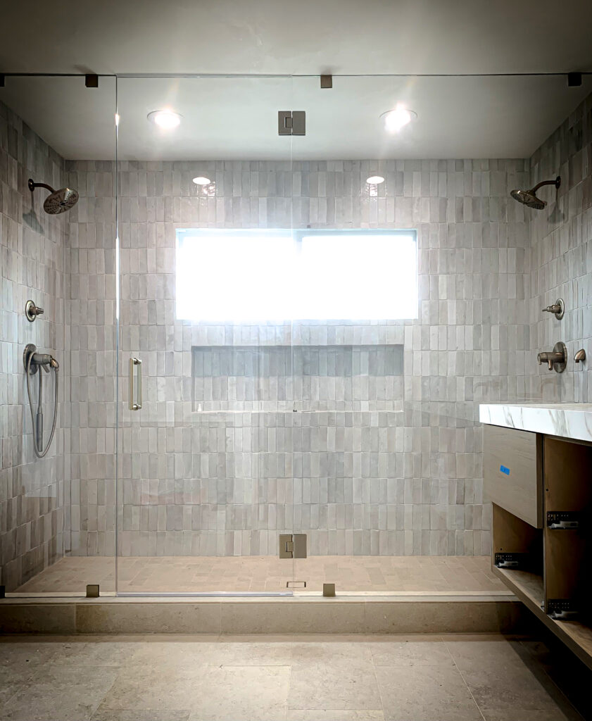 Hinged Frameless Shower Doors