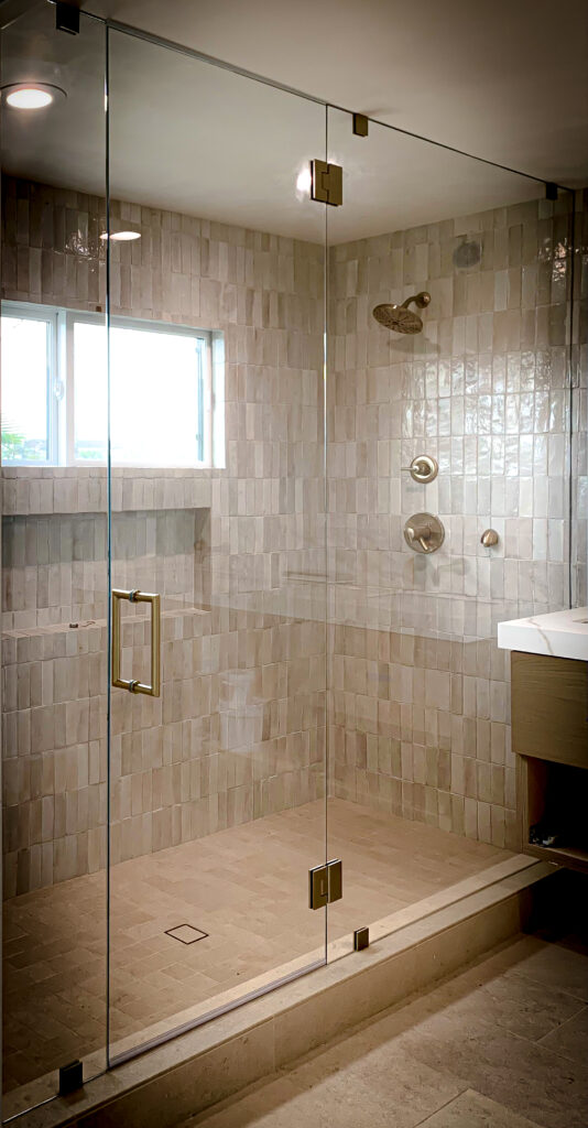 Hinged Frameless Shower Doors