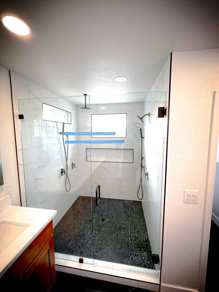 Hinged Frameless Shower Doors