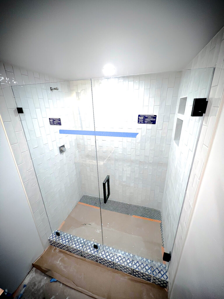 Hinged Frameless Shower Doors