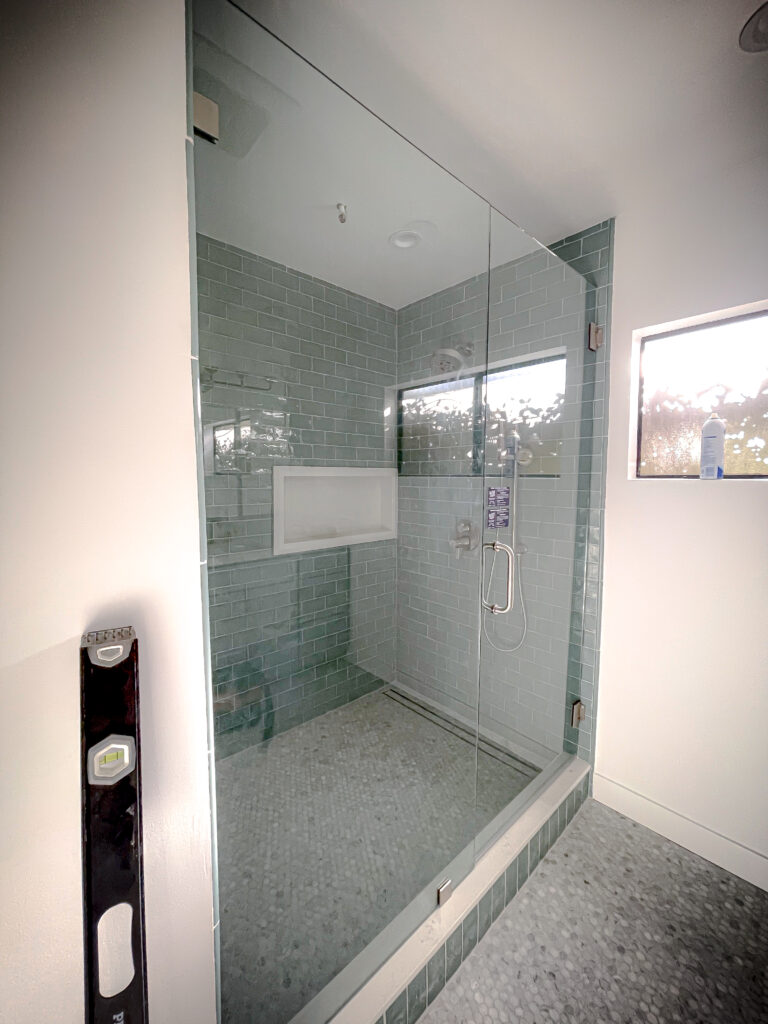 Hinged Frameless Shower Doors