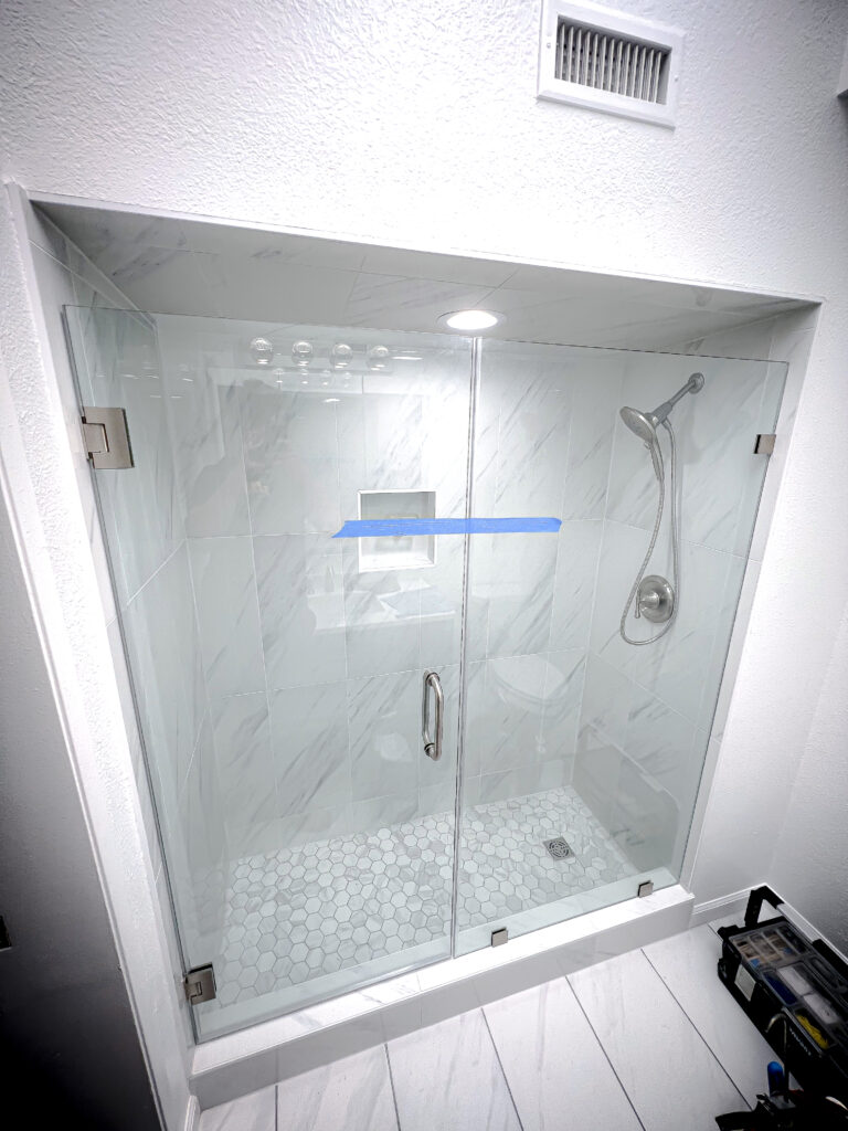 Hinged Frameless Shower Doors