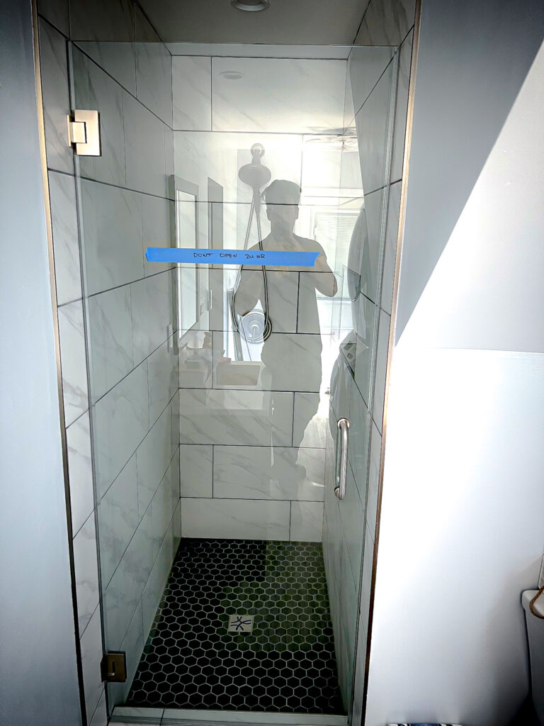 Hinged Frameless Shower Doors