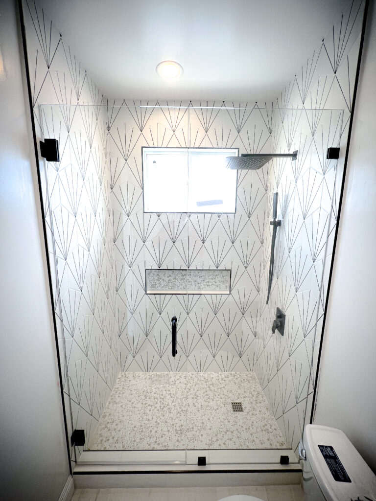 Hinged Frameless Shower Doors