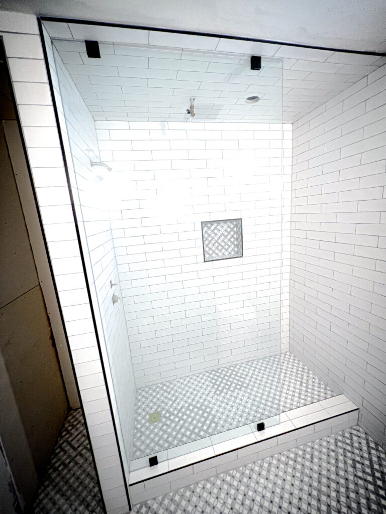 Hinged Frameless Shower Doors