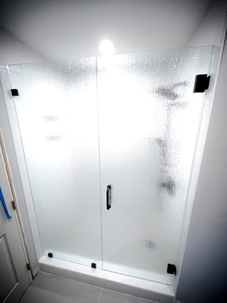 Hinged Frameless Shower Doors