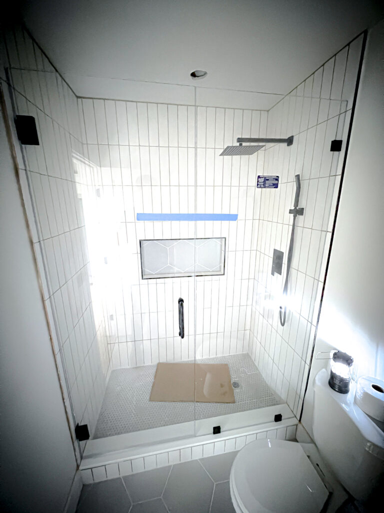 Hinged Frameless Shower Doors