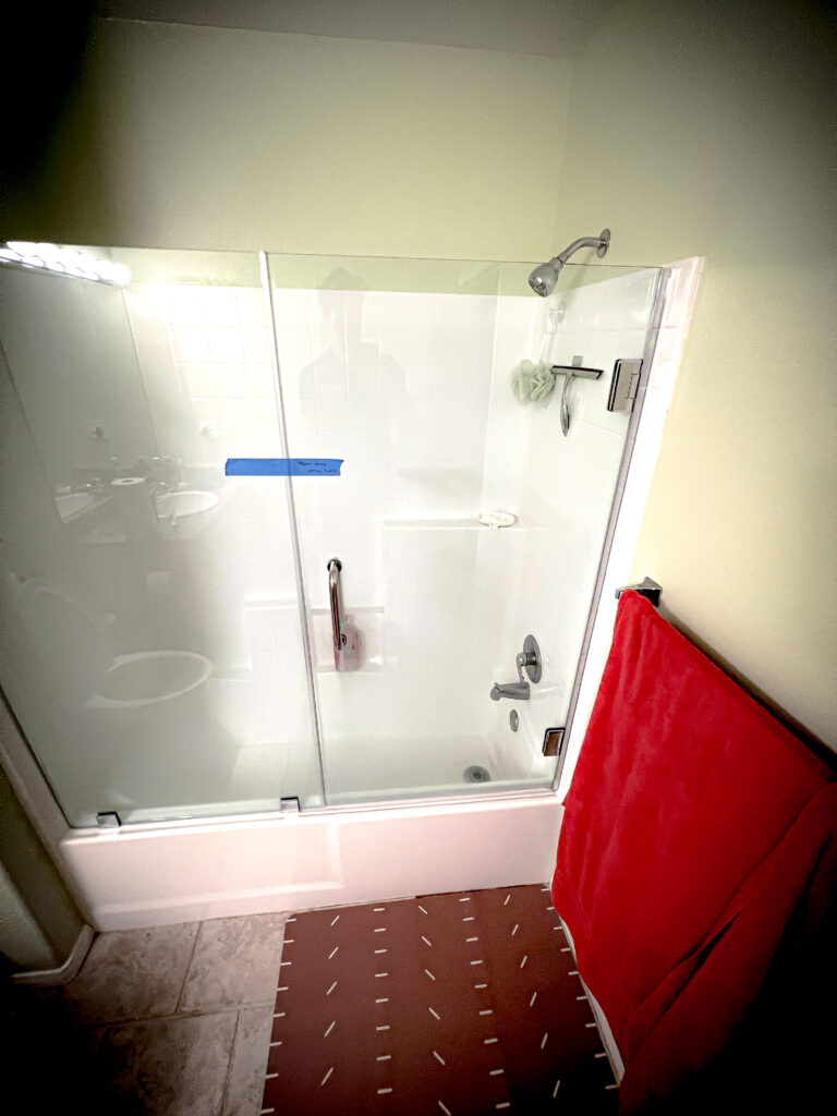 Hinged Frameless Shower Doors