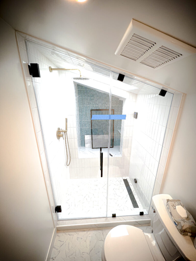 Hinged Frameless Shower Doors