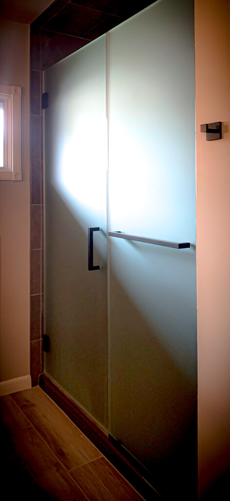 Hinged Frameless Shower Doors