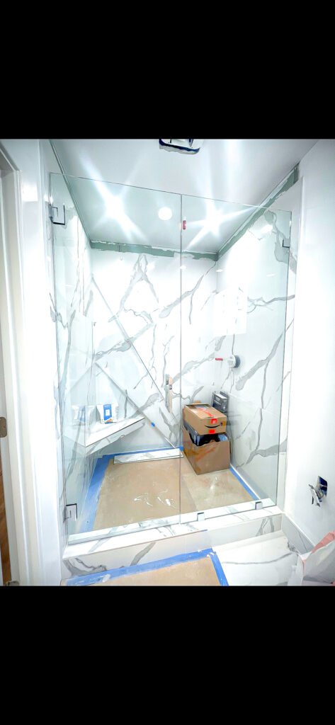 Hinged Frameless Shower Doors