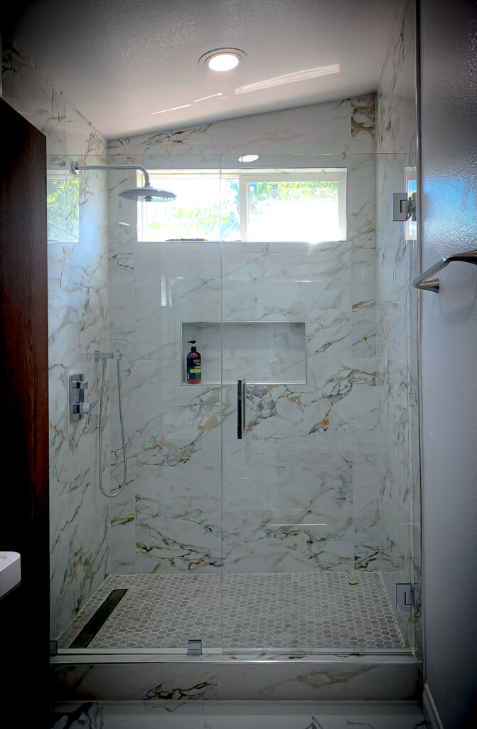 Hinged Frameless Shower Doors