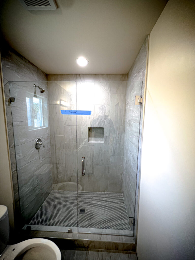 Hinged Frameless Shower Doors