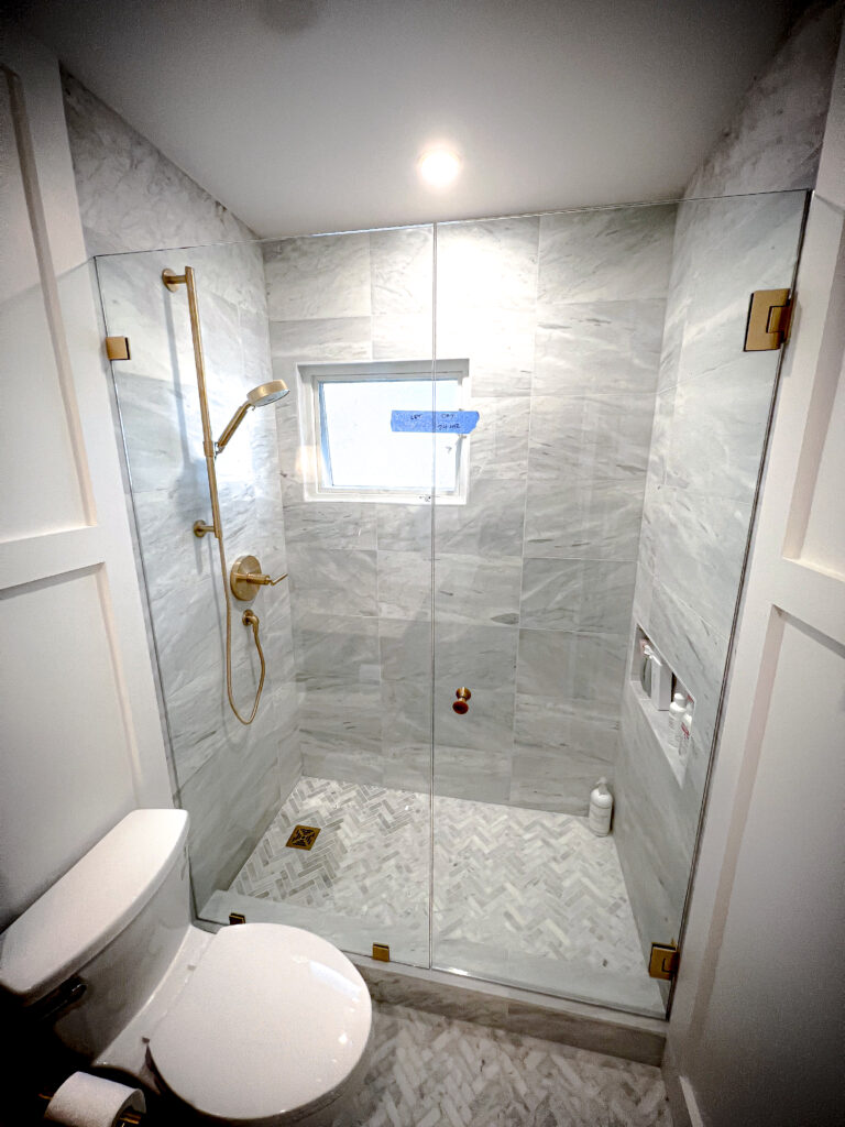 Hinged Frameless Shower Doors