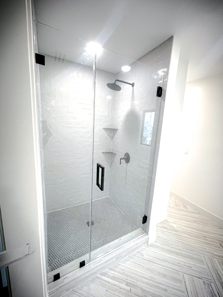 Hinged Frameless Shower Doors