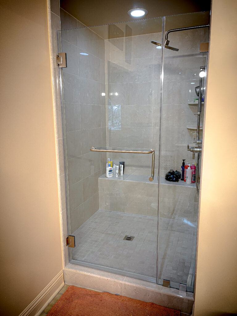 Hinged Frameless Shower Doors