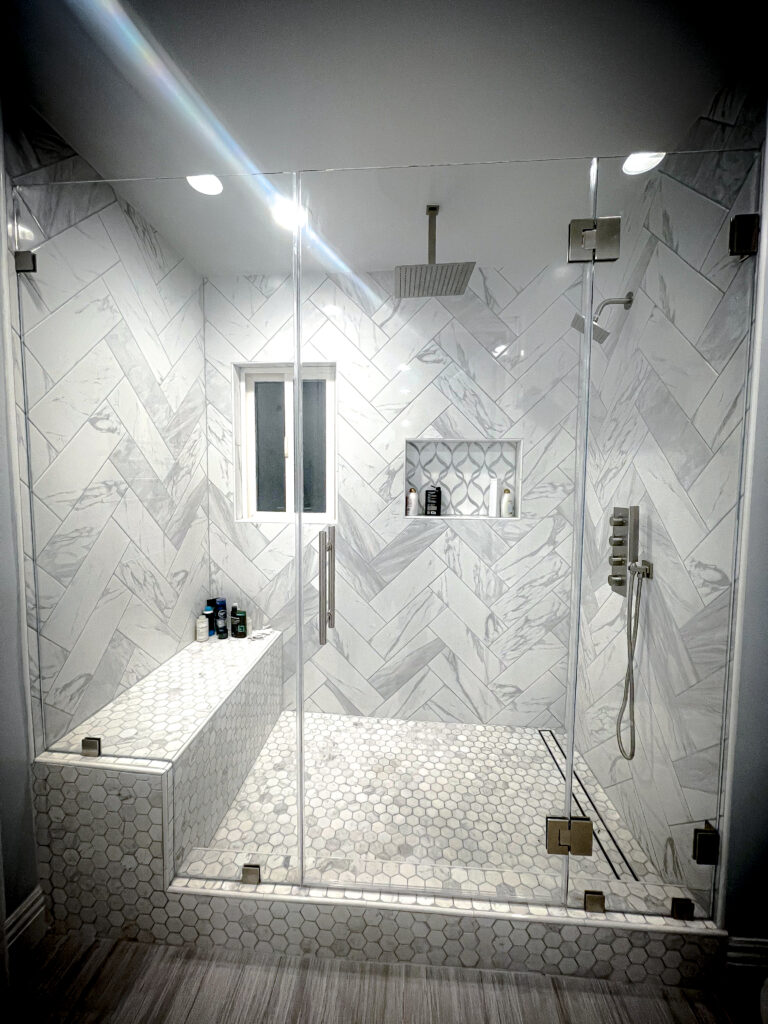 Hinged Frameless Shower Doors