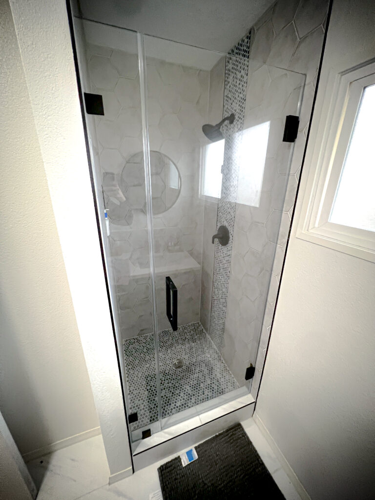 Hinged Frameless Shower Doors