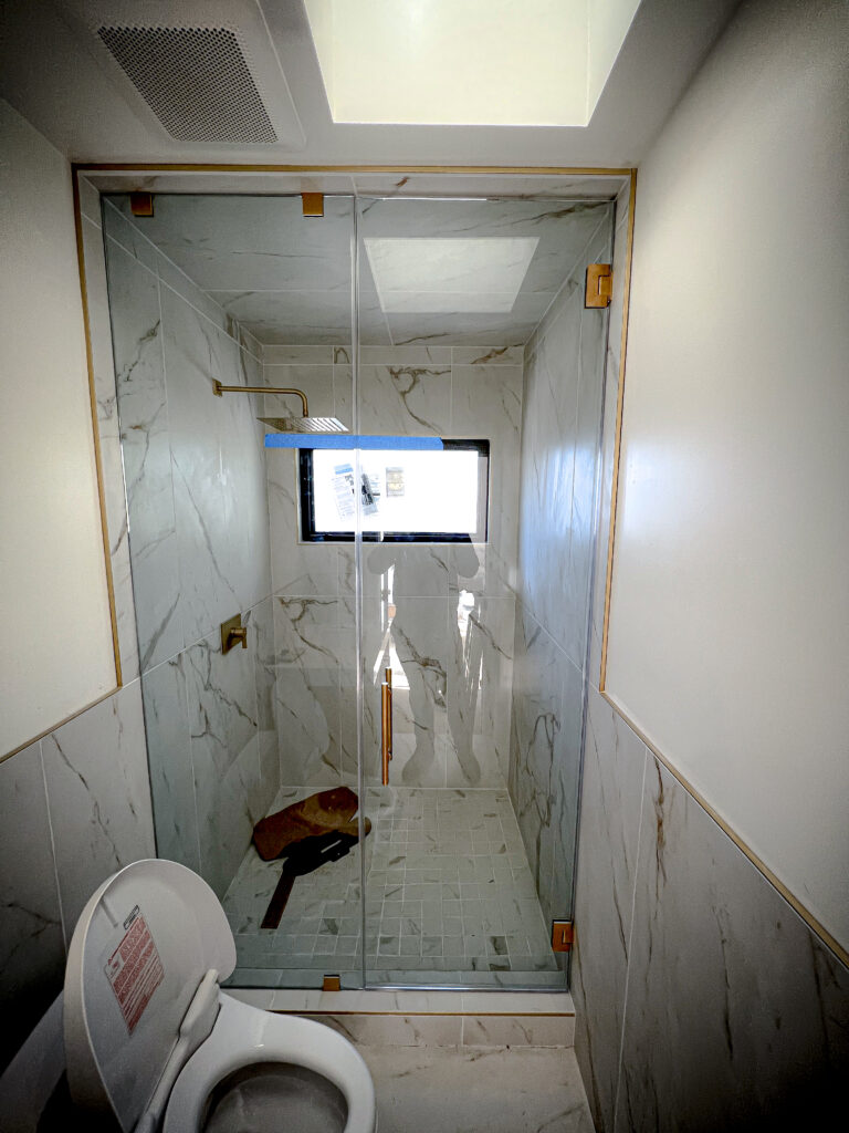 Hinged Frameless Shower Doors