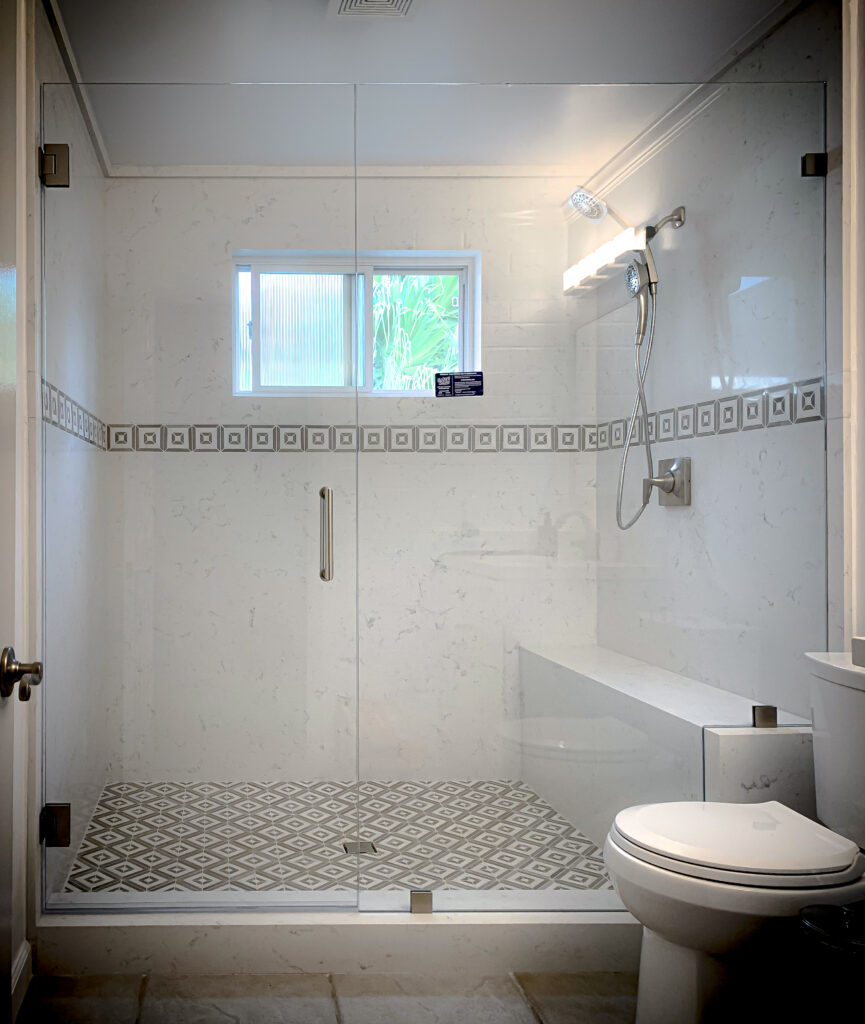 Hinged Frameless Shower Doors