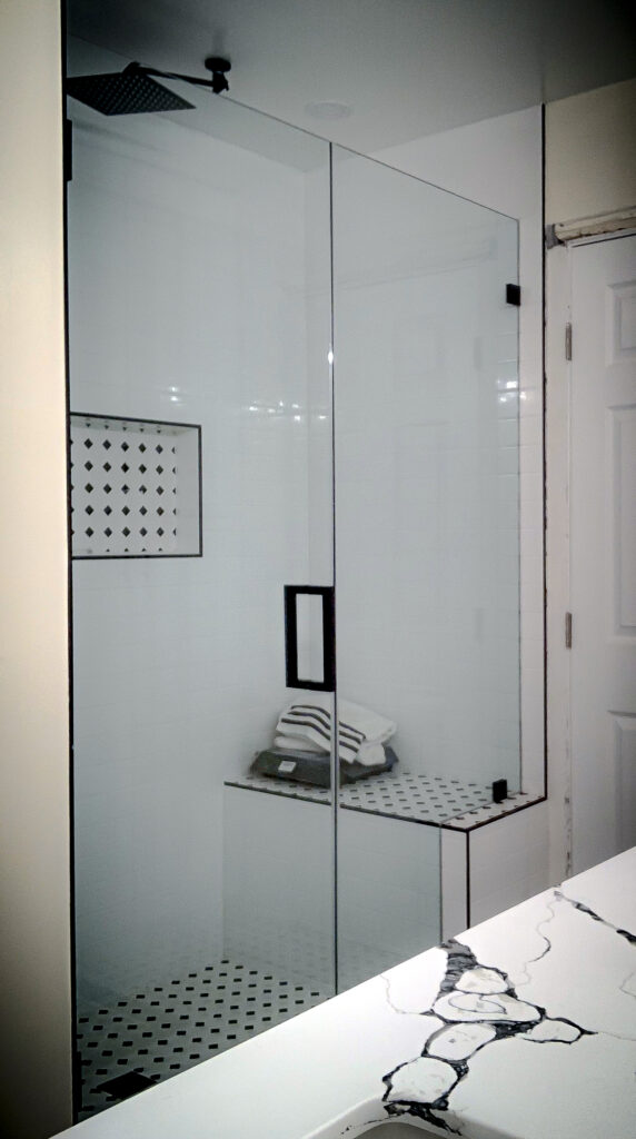 Hinged Frameless Shower Doors