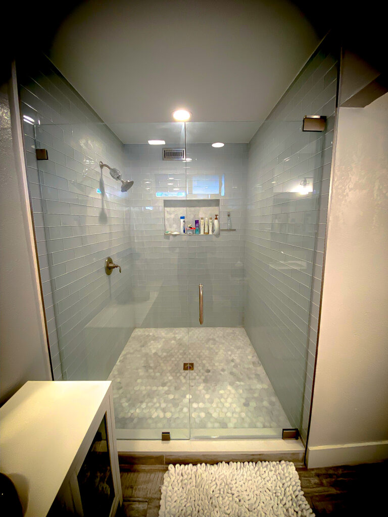 Hinged Frameless Shower Doors