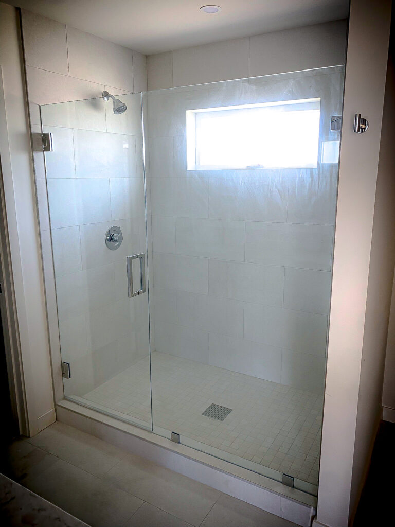 Hinged Frameless Shower Doors