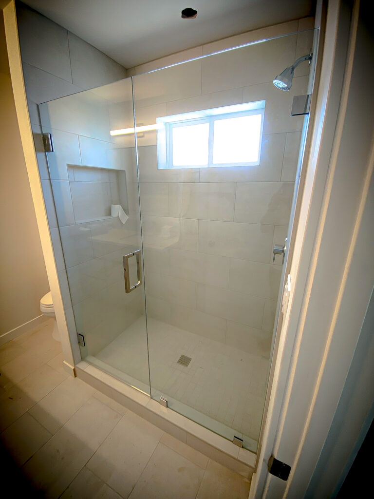 Hinged Frameless Shower Doors