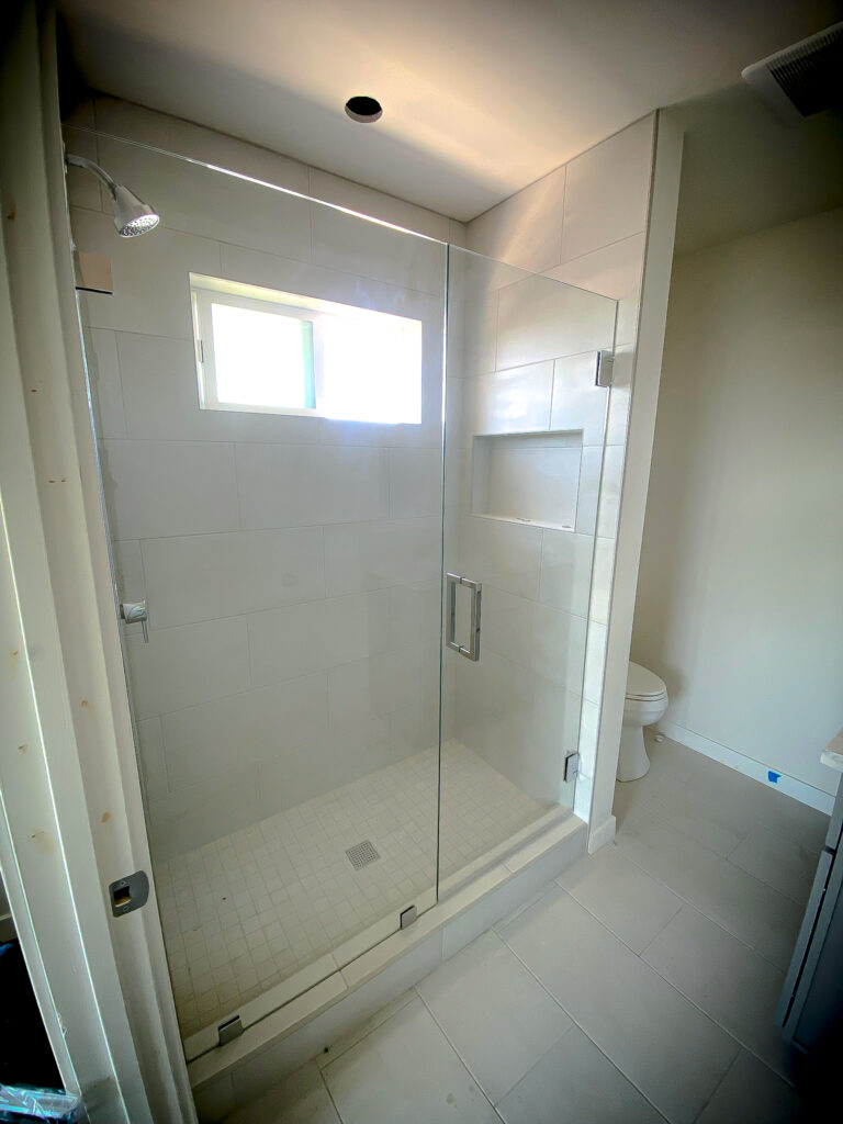 Hinged Frameless Shower Doors