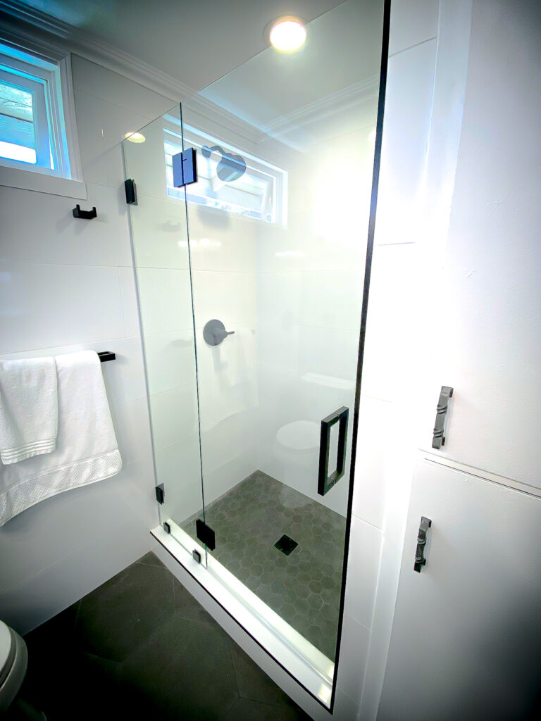 Hinged Frameless Shower Doors