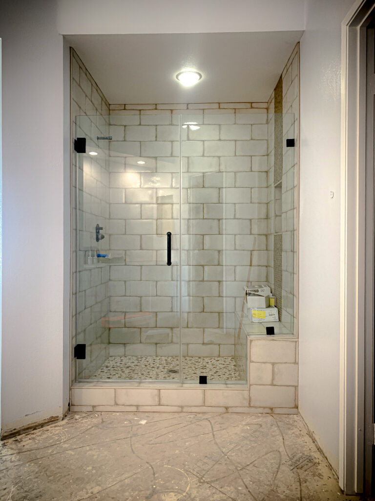 Hinged Frameless Shower Doors