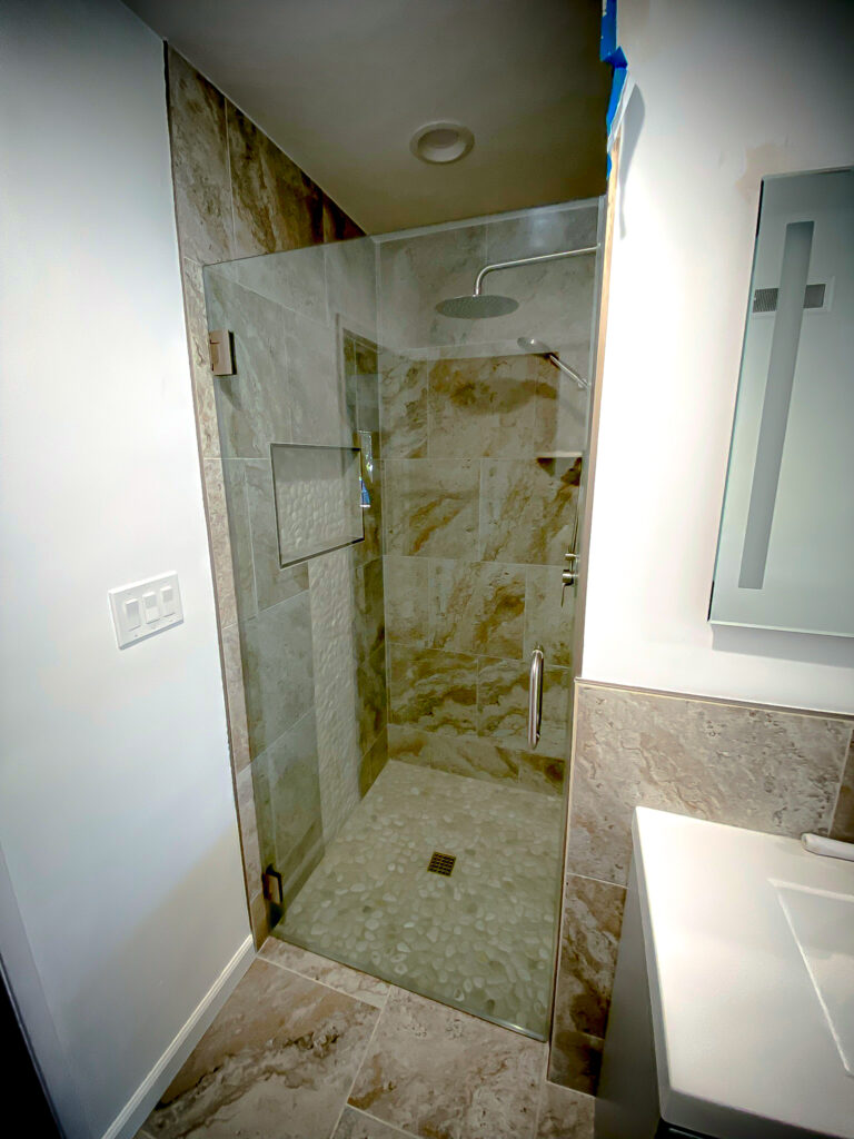 Hinged Frameless Shower Doors