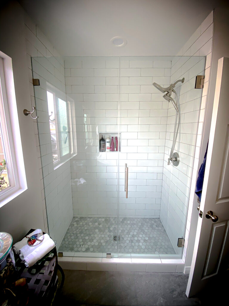 Hinged Frameless Shower Doors