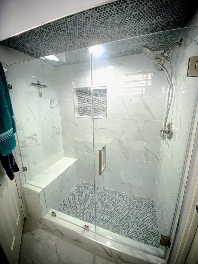 Hinged Frameless Shower Doors