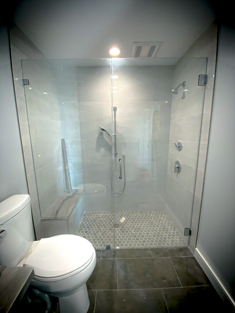 Hinged Frameless Shower Doors