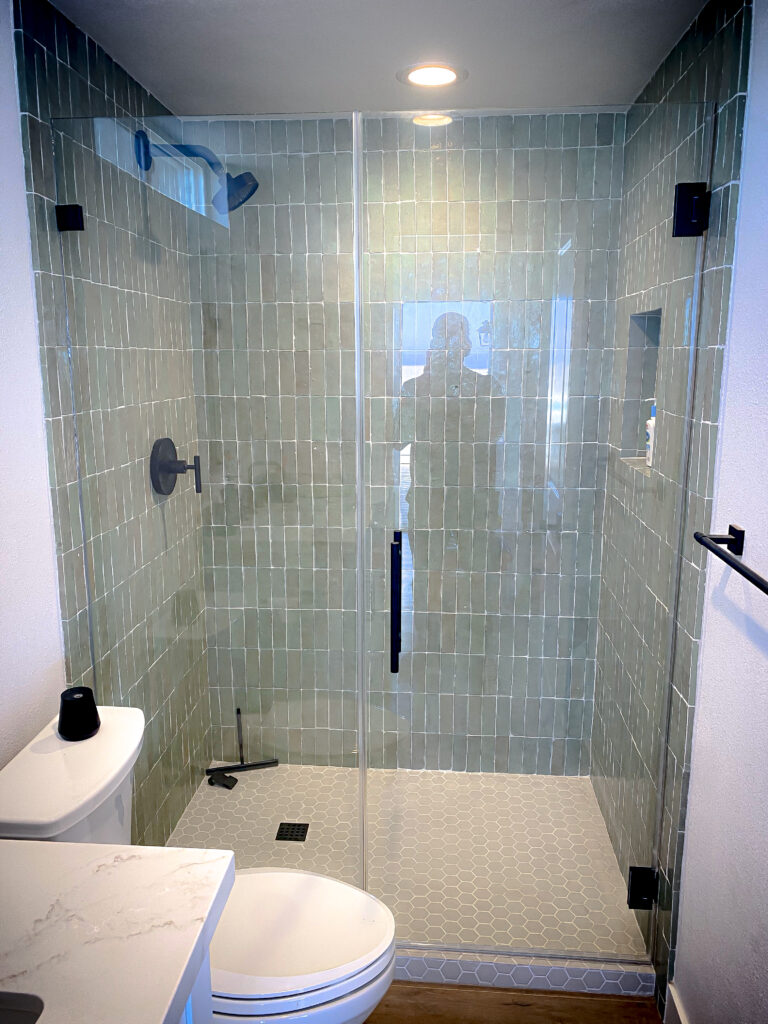 Hinged Frameless Shower Doors